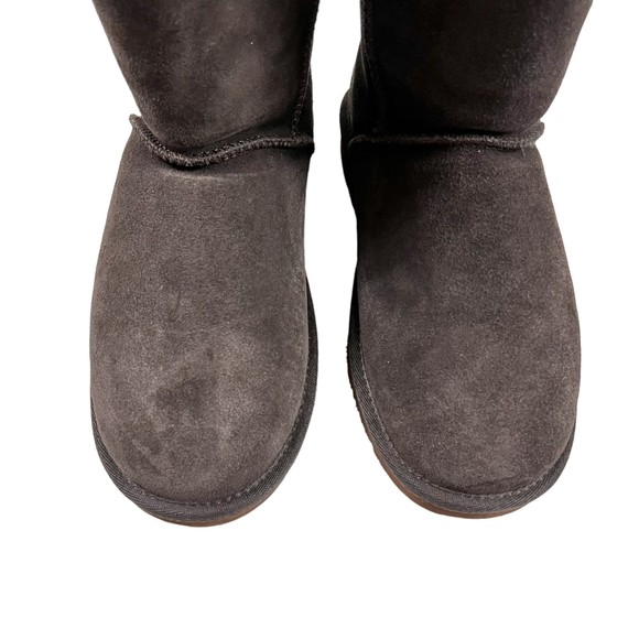 Lamo Dark Brown Bellona Tall Suede Boots Pull On Womens Size 9 Perfect Condition - Picture 2 of 10